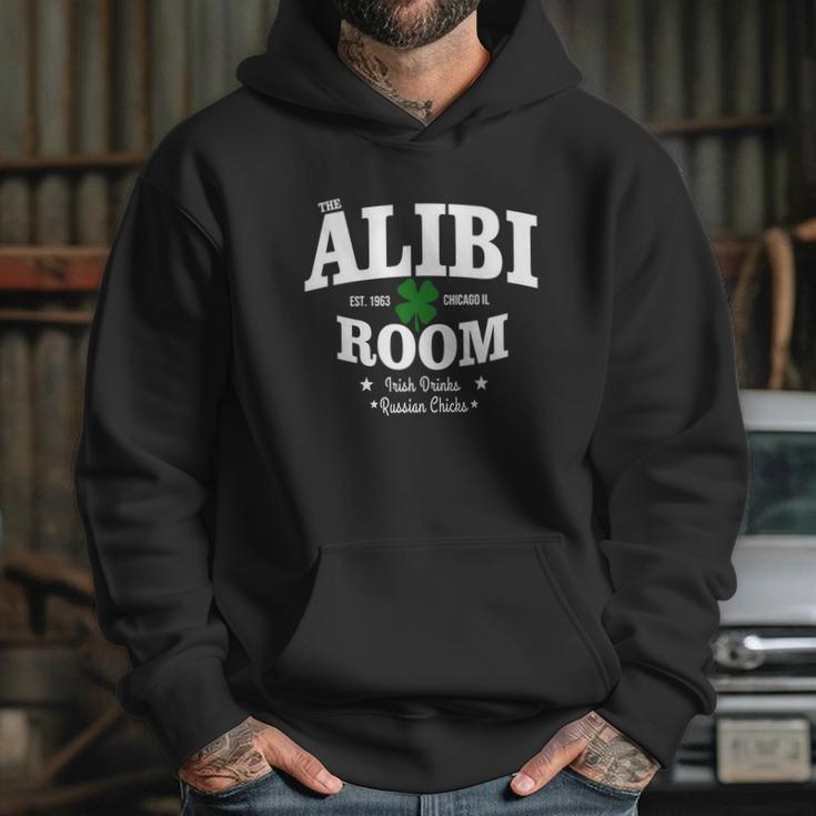 The Alibi Room Est 1963 Chicagoil Irish Drinks Russian Chick Shirt Hoodie Hoodie Gifts for Her