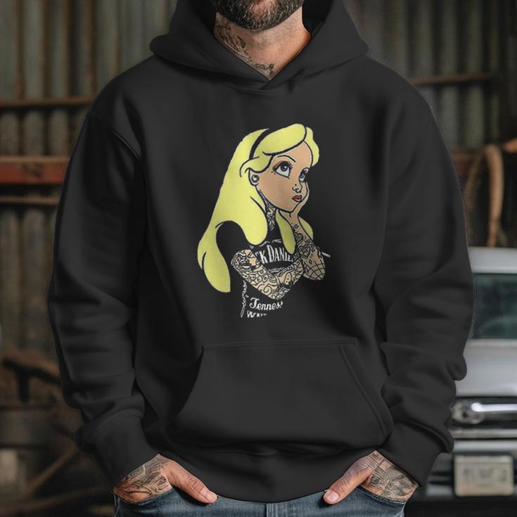 Alice In Wonderland Punk Tatto Hoodie Gifts for Her