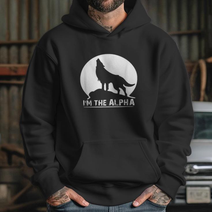 Im The Alpha Wolf Dog Hoodie Gifts for Her