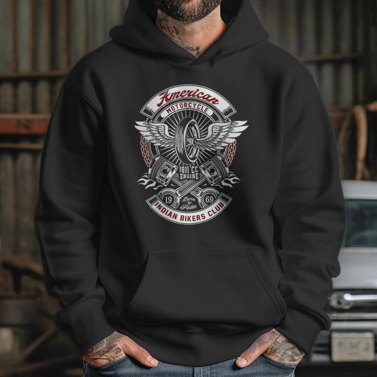 American Motorcycle Indian Bikers Club Motorcycle Biker Hoodie Gifts for Her