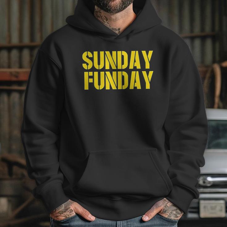 Americas Finest Apparel Green Bay Sunday Funday Hoodie Gifts for Her