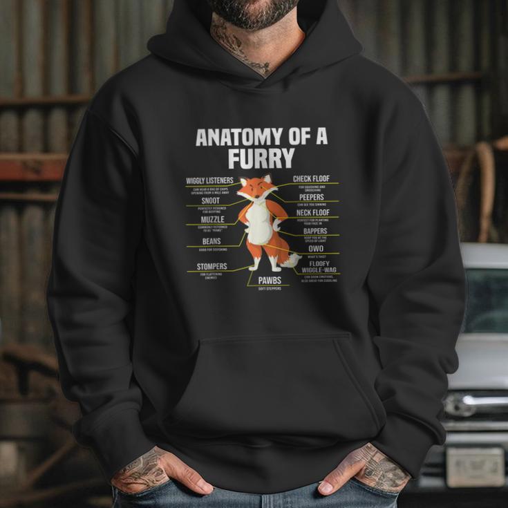 Anatomy Of A Furry Fandom Furries Cute Sweet Funny Hoodie Gifts for Her