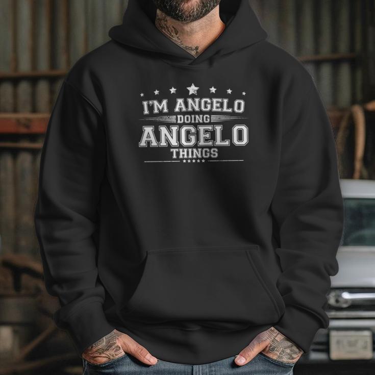 Im Angelo Doing Angelo Things Hoodie Gifts for Her