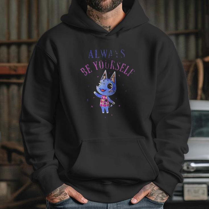 Animal Crossing Always Be Yourself Sparkle Graphic Hoodie Gifts for Her