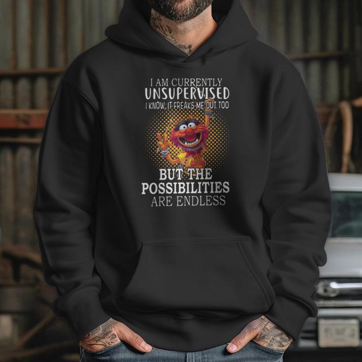 Animal Muppets I Am Currently Unsupervised I Know It Freaks Me Out Too Shirt Hoodie Gifts for Her