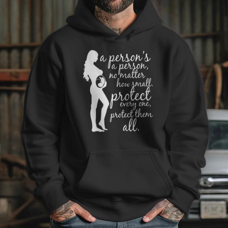 Antiabortion Prolife A Persons A Person Hoodie Gifts for Her