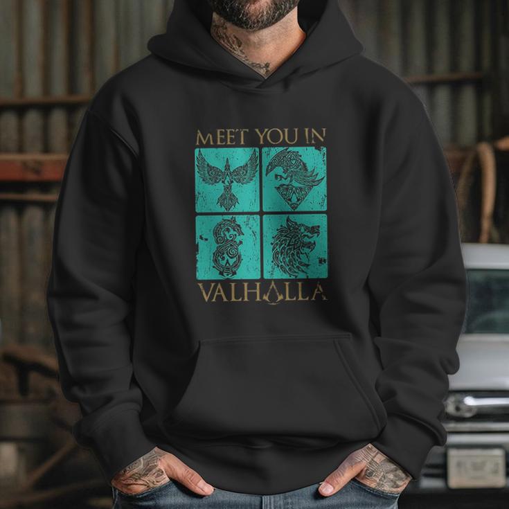 Assassins Creed Valhalla Meet You In Valhalla Box Up Hoodie Gifts for Her