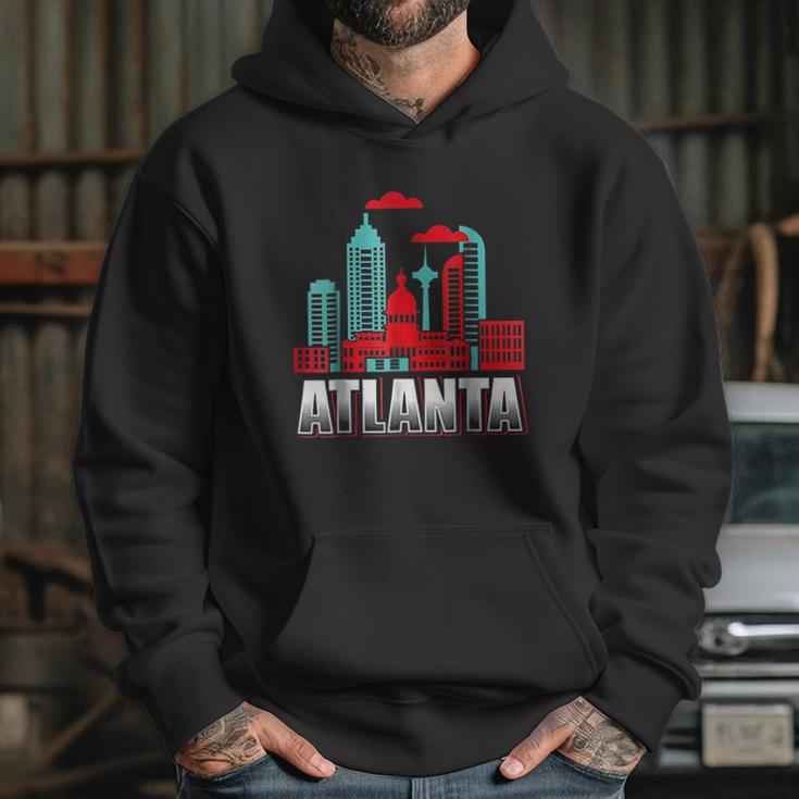 Atlanta Funny Atlanta Georgia Skyline Souvenir Hoodie Gifts for Her