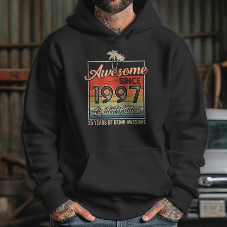 Awesome Since 1997 25Th Birthday Gifts 25 Years Old Vintage Hoodie Gifts for Her