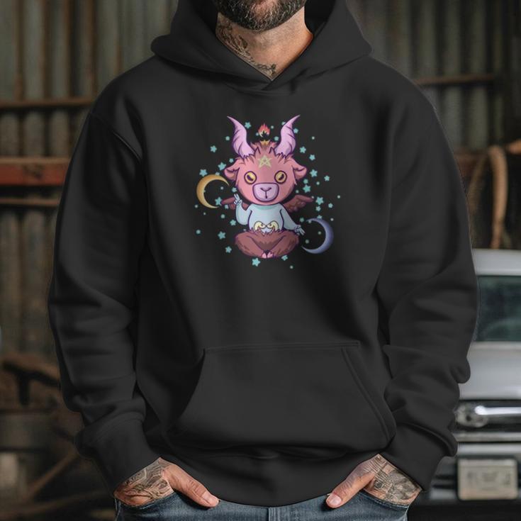 Baby Baphomet Kawaii Pastel Goth Emo Nu Goth Baphomet Hoodie Gifts for Her