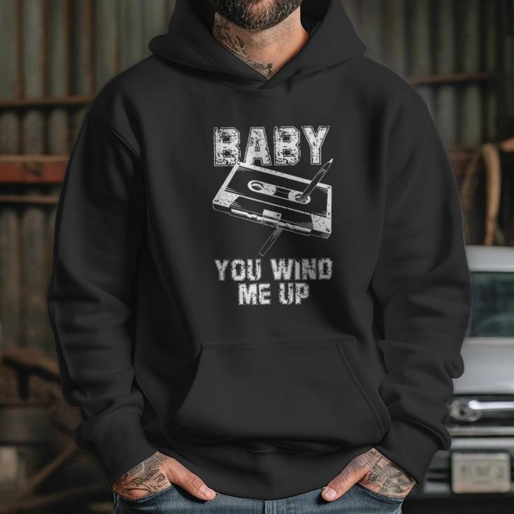 Baby You Wind Me Up Vintage Pen And Cassette Tape Vintage Hoodie Gifts for Her