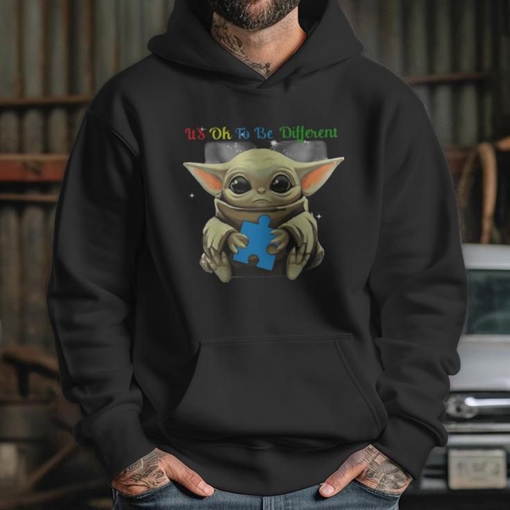 Baby Yoda It’S Ok To Be Different Hoodie Gifts for Her