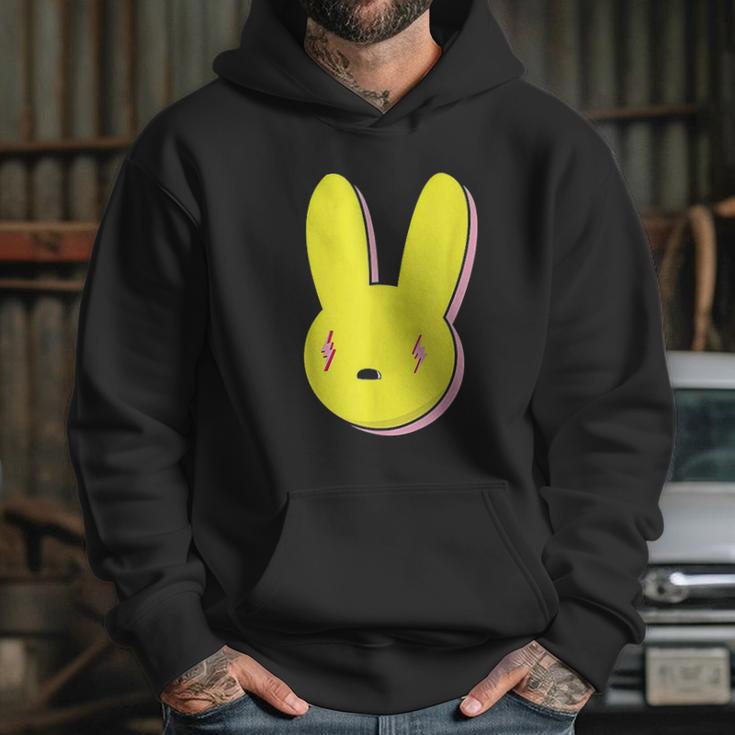 Bad Trap Lighting Bunny Eyes Dembow Reggaeton Style Hoodie Gifts for Her