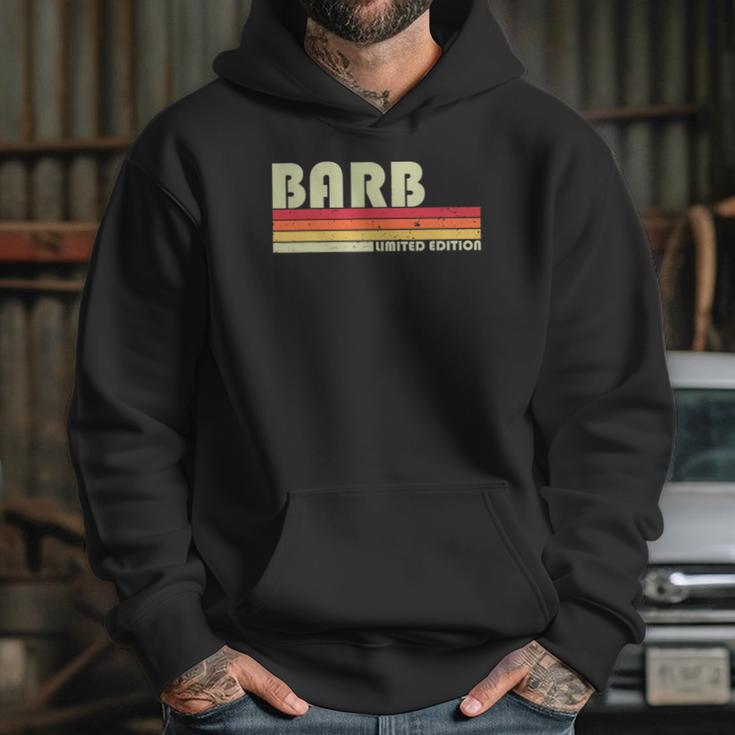 Barb Name Personalized Retro Vintage 80S 90S Birthday Hoodie Gifts for Her