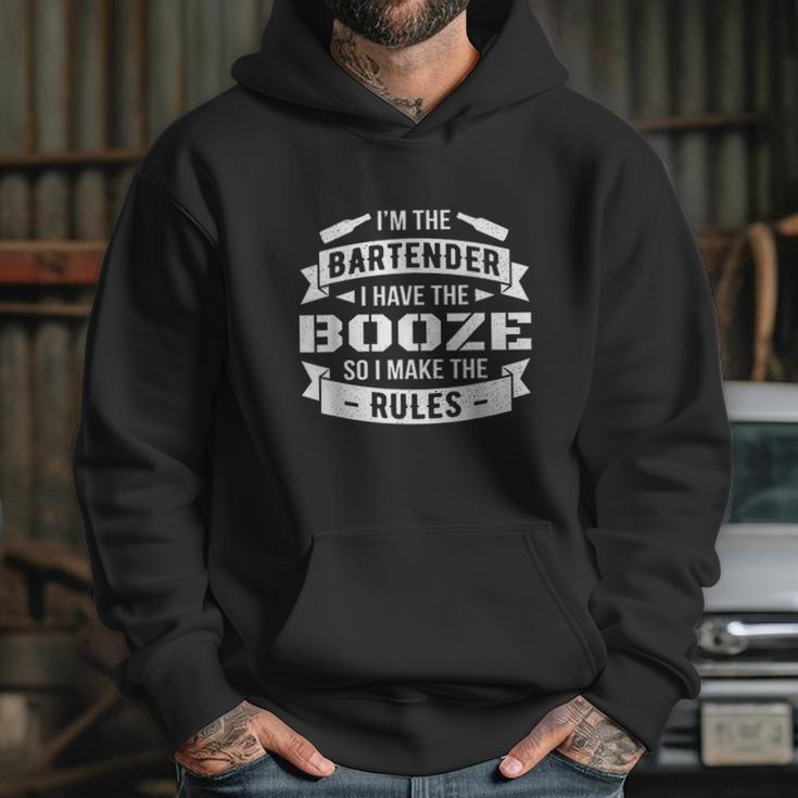 Bartenders Make The Rules Tipsy Booze Drinking Bartender Hoodie Gifts for Her