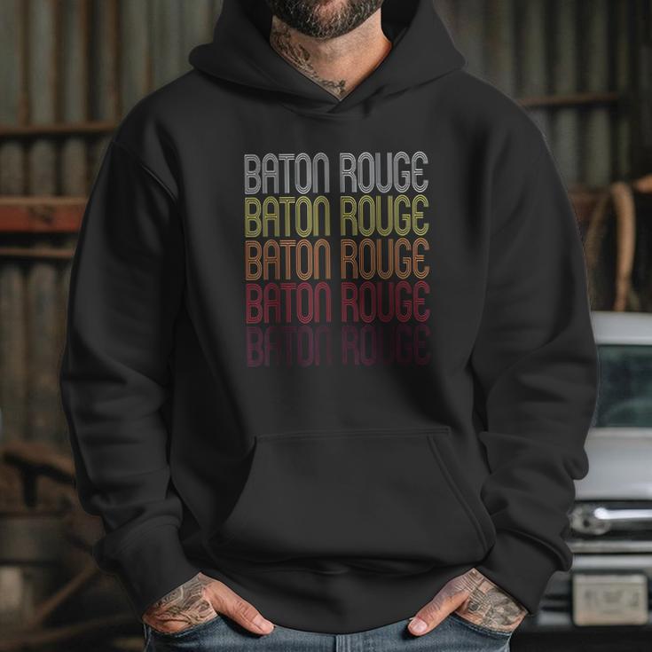 Baton Rouge La | Vintage Style Louisiana Hoodie Gifts for Her