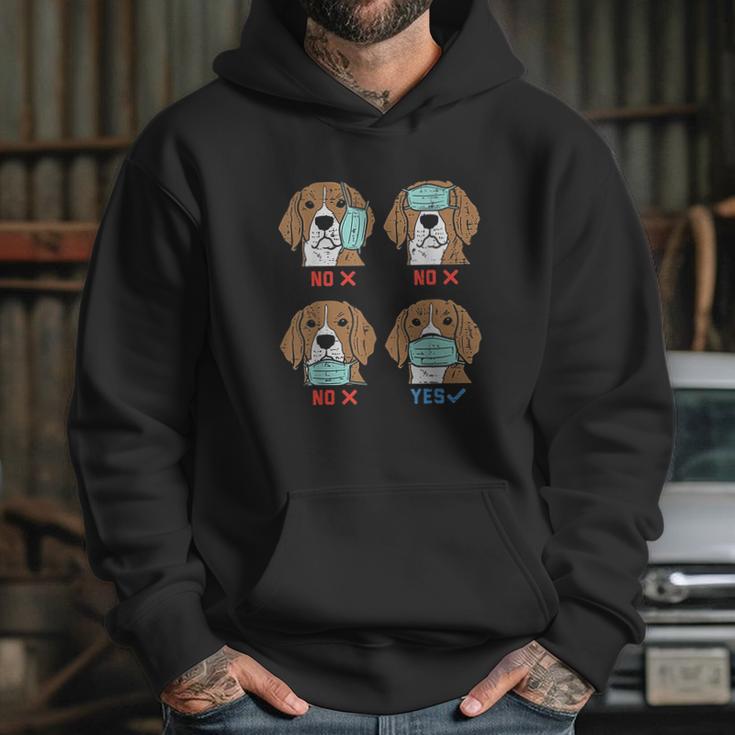 Beagle Funny Social Distancing Dog Gift Hoodie Gifts for Her