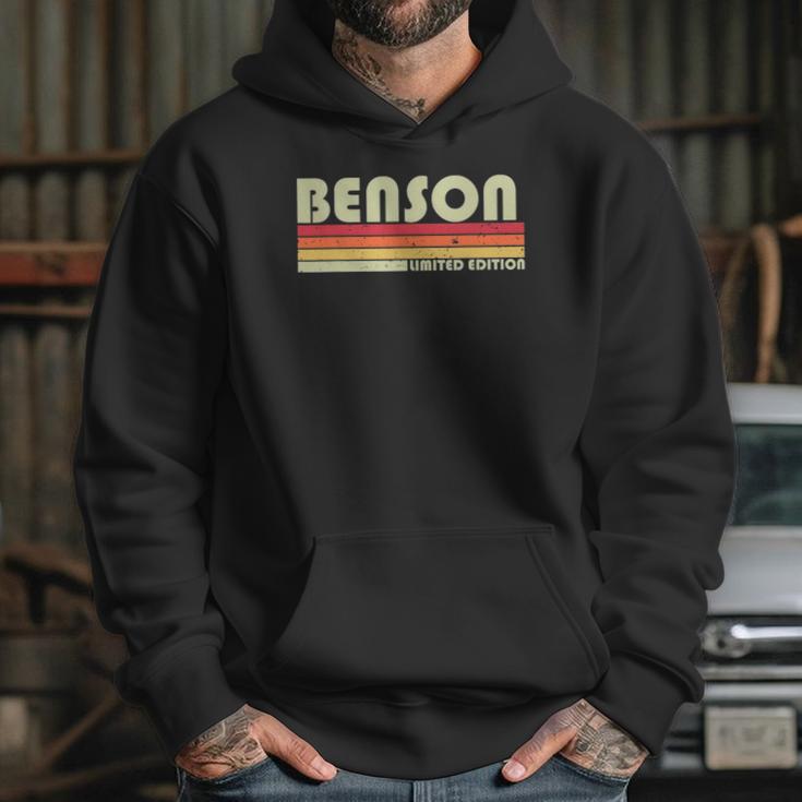 Benson Surname Funny Retro Vintage 80S 90S Reunion Hoodie Gifts for Her