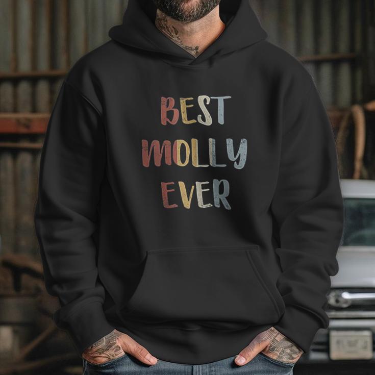 Best Molly Ever Retro Vintage First Name Gift Hoodie Gifts for Her