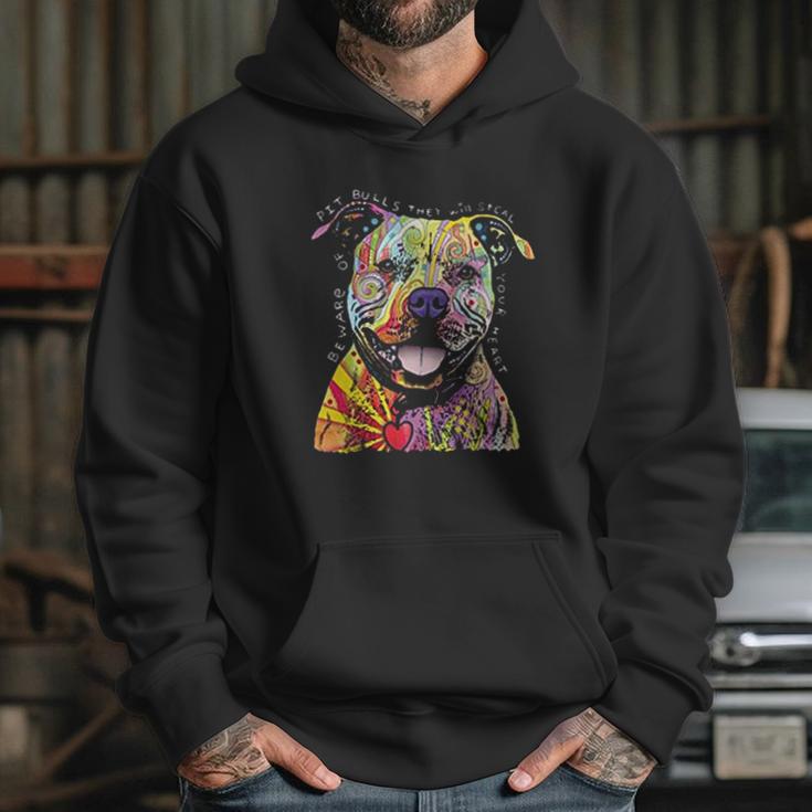 Beware Of Pit Bulls They Will Steal Your Heart Hoodie Gifts for Her