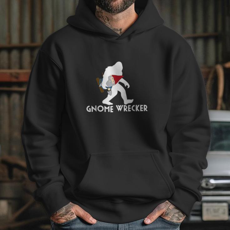 Bigfoot Gnome Wrecker Funny Cute Sasquatch Gift Hoodie Gifts for Her