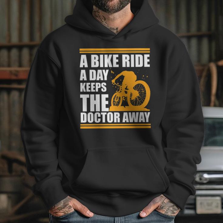 A Bike Ride A Day Keeps The Doctor Away Hoodie Gifts for Her