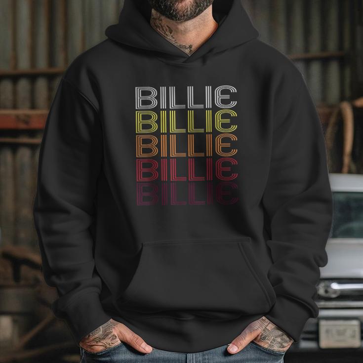 Billie Retro Wordmark Pattern Vintage Style Hoodie Gifts for Her