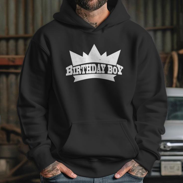 Birthday Boy Crown Classic Logo Hoodie Gifts for Her