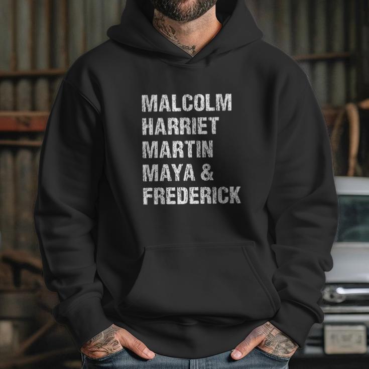 Black History Month Malcolm Harriet Martin Maya & Frederick Hoodie Gifts for Her