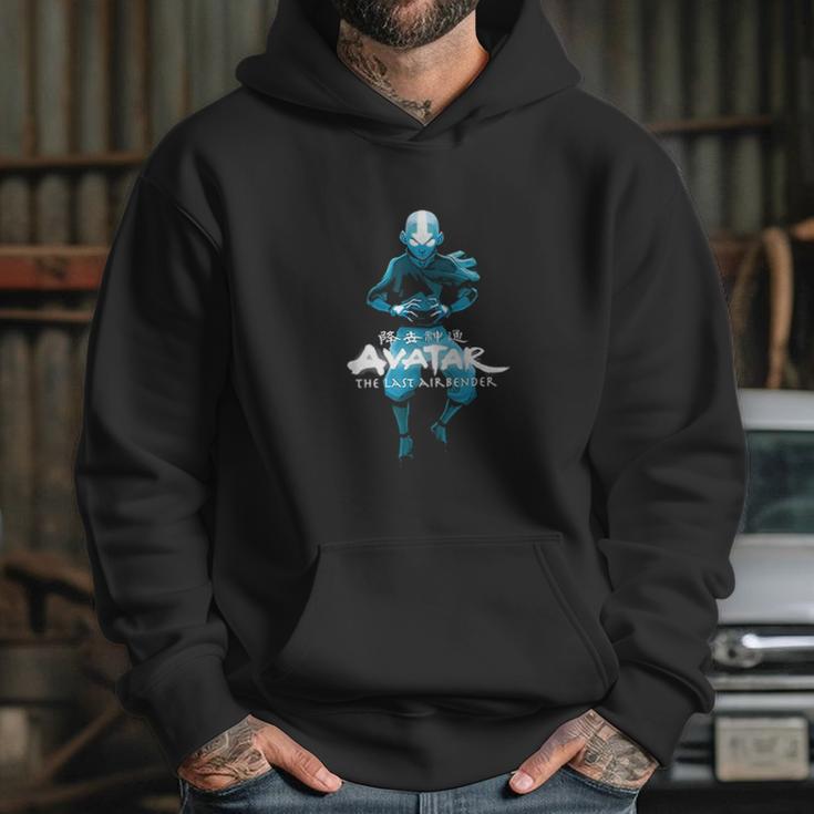 Blue Monochromatic Aang The Last Airbender Hoodie Gifts for Her