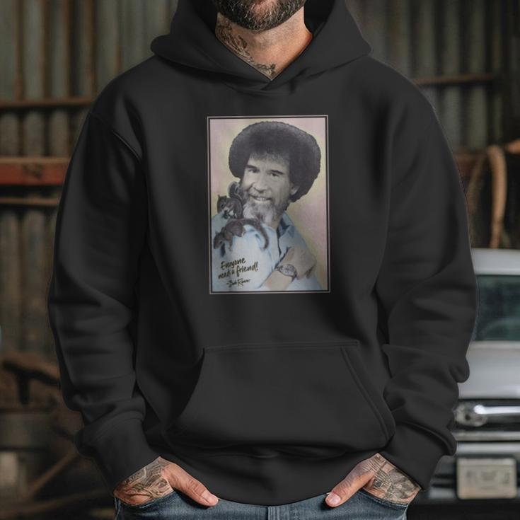 Bob Ross Squirrel Tee Hoodie Gifts for Her