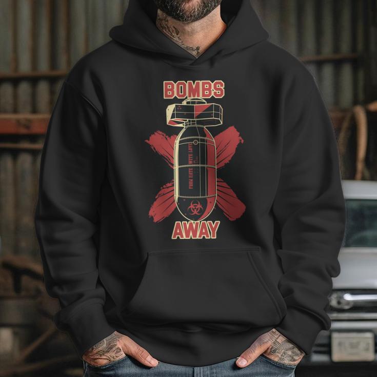 Bombs Away Trash Polka Hoodie Gifts for Her