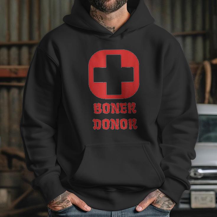 Boner Donor Red Graphic Hoodie Gifts for Her