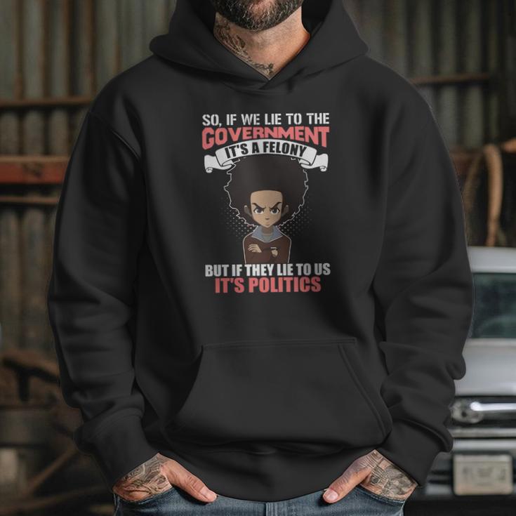 The Boondocks Shirts - Its Politics Hoodie Gifts for Her