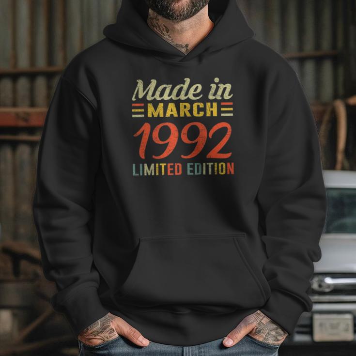 Born March 1992 Birthday Gift Made In 1992 30 Years Old Hoodie Gifts for Her