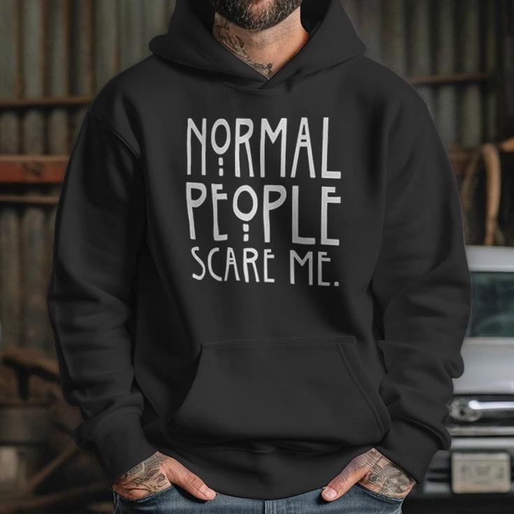 Brisco Brands Normal People Scare Me Tales Horror Hoodie Gifts for Her