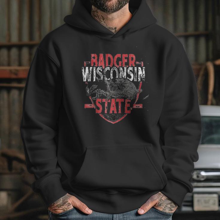 Brisco Brands Wisconsin Badger State Hoodie Gifts for Her