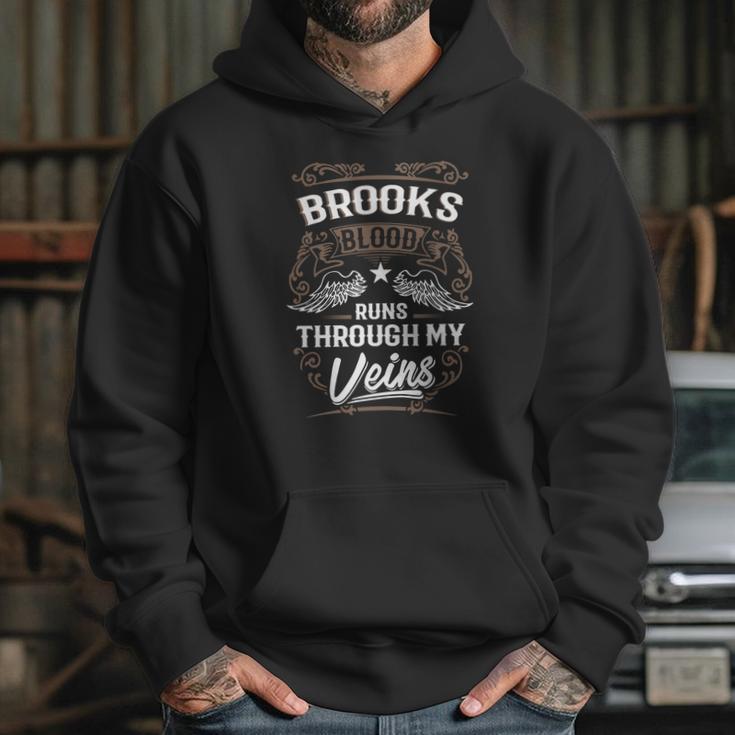 Brooks Blood Runs Through My Veins Legend Name GiftsShirt Hoodie Gifts for Her