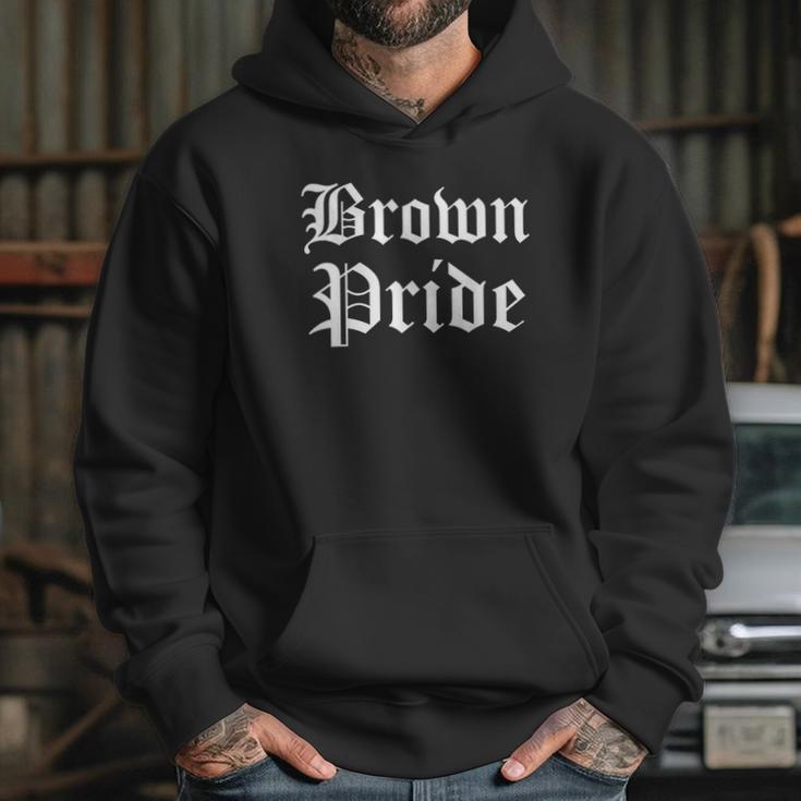 Brown Pride Old English Hoodie Gifts for Her