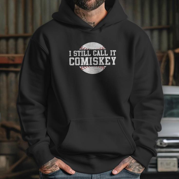 I Still Call It Comiskey Retro Funny Baseball Hoodie Gifts for Her