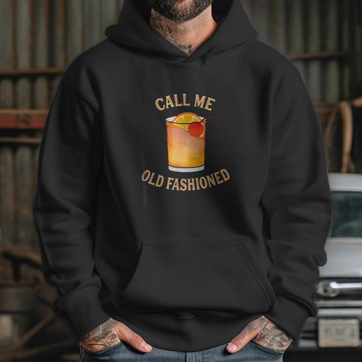 Call Me Old Fashioned Bartender Classic Cocktail Mixologist Hoodie Gifts for Her