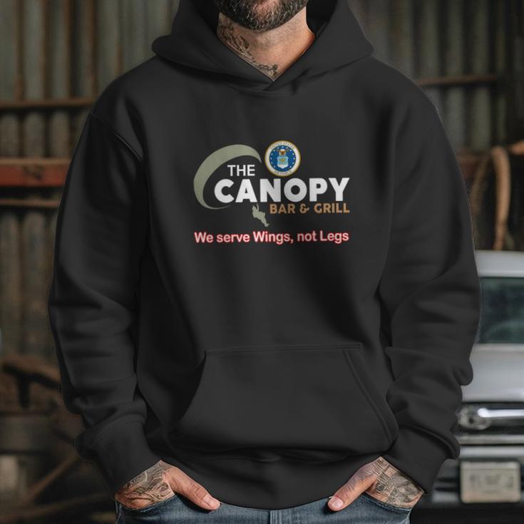 The Canopy Bar And Grill We Serve Wings Not Legs Hoodie Gifts for Her