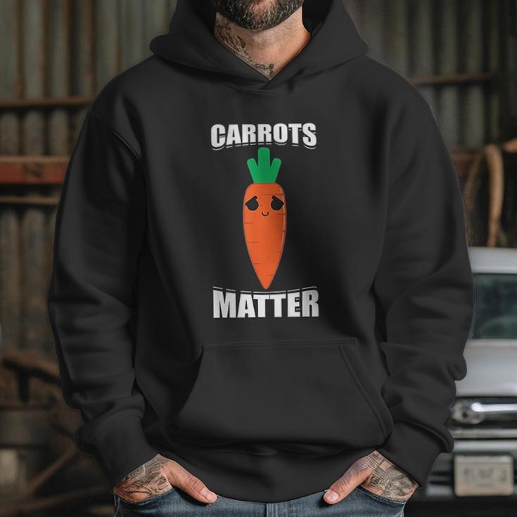 Carrots Matter Funny Cute Emoji Vegetable Vegan Food Gift Hoodie Gifts for Her