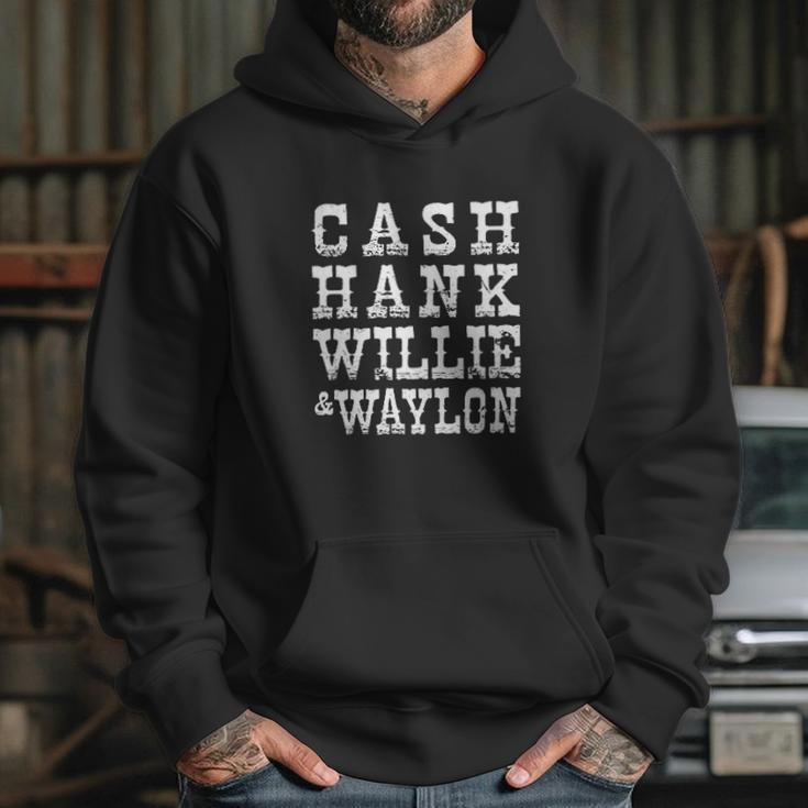 Cash Hank Willie Waylon Muscle Hoodie Gifts for Her