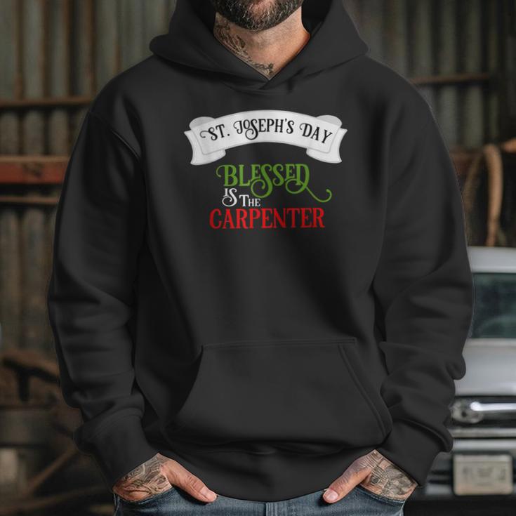 Catholic St Joseph Blessed Carpenter Gift Hoodie Gifts for Her