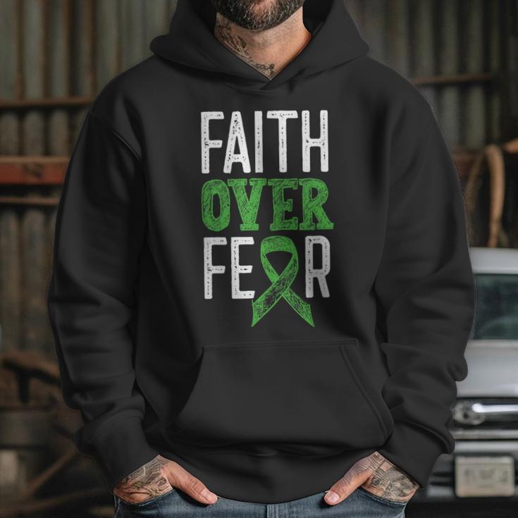 Cerebral Palsy Awareness Month Faith Over Fear Brain Damage Hoodie Gifts for Her