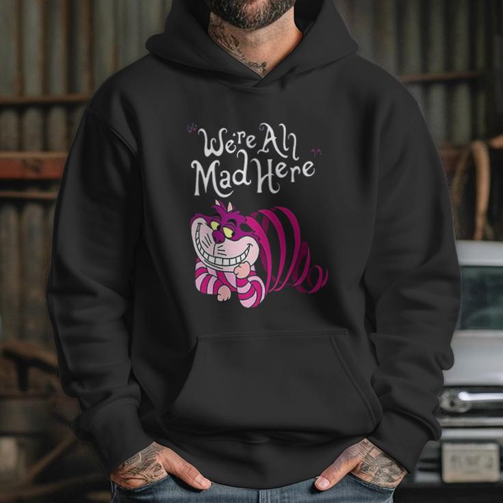 Cheshire Cat Were All Mad Here Cat Hoodie Gifts for Her