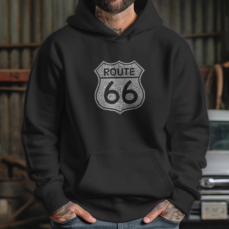 Cities Along Route 66 Hoodie Gifts for Her