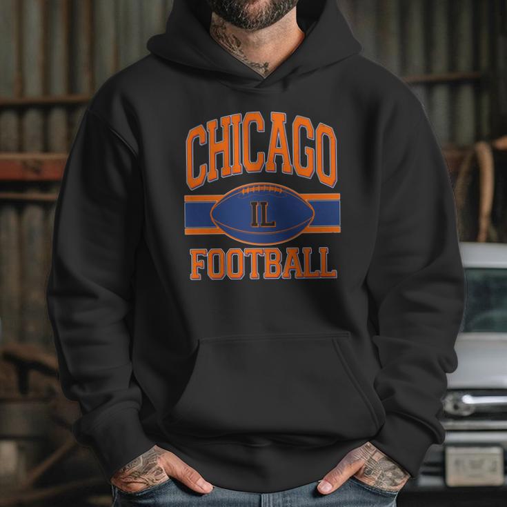 Classic Chicago Il Football Fan Logo Hoodie Gifts for Her