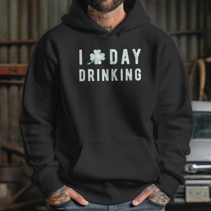 I Clover Day Drinking Funny Saint Patricks Day Patty Shamrock Hoodie Gifts for Her